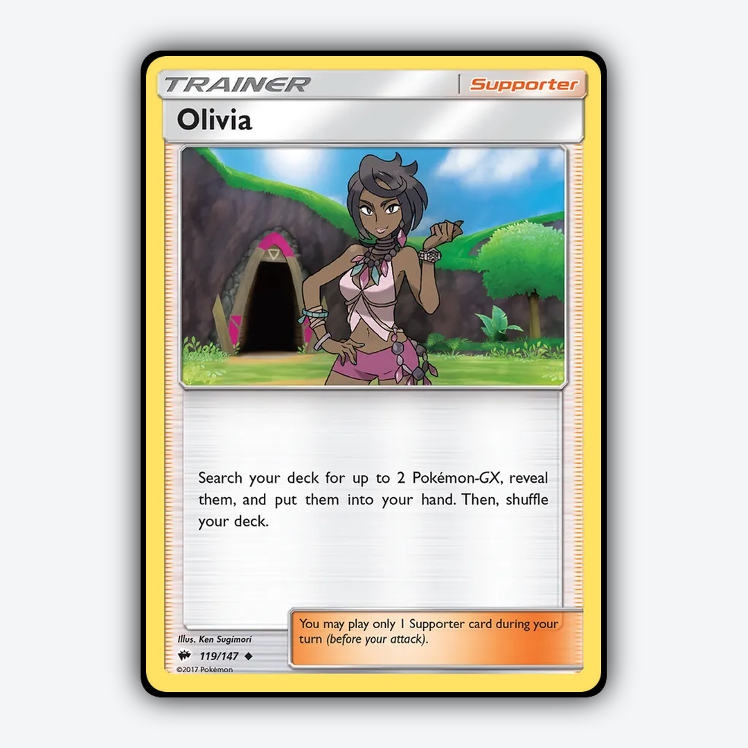 Olivia 119/147 - Burning Shadows Set - Card Rug