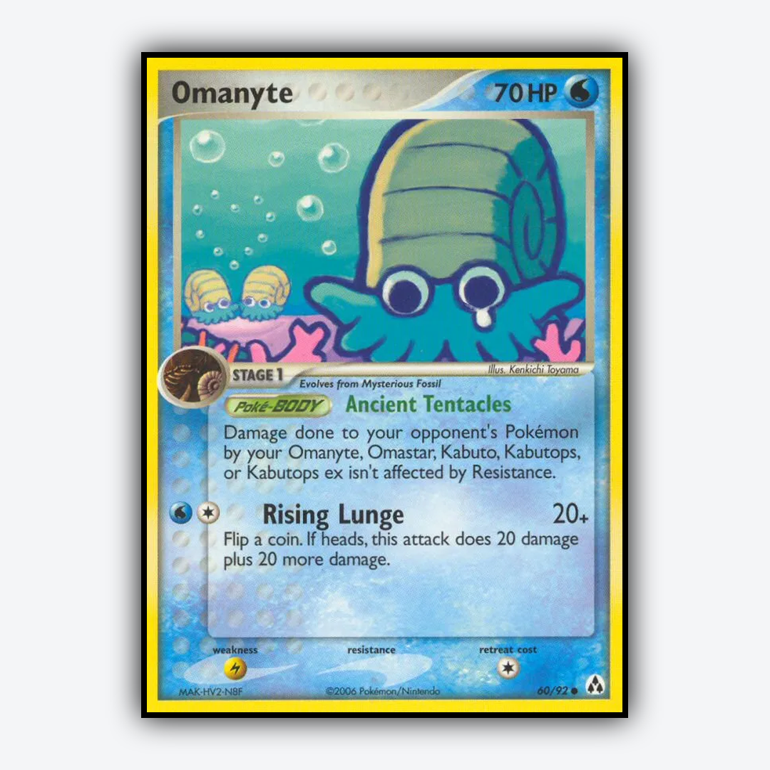 Omanyte 060/92 - Legend Maker Set - Card Rug
