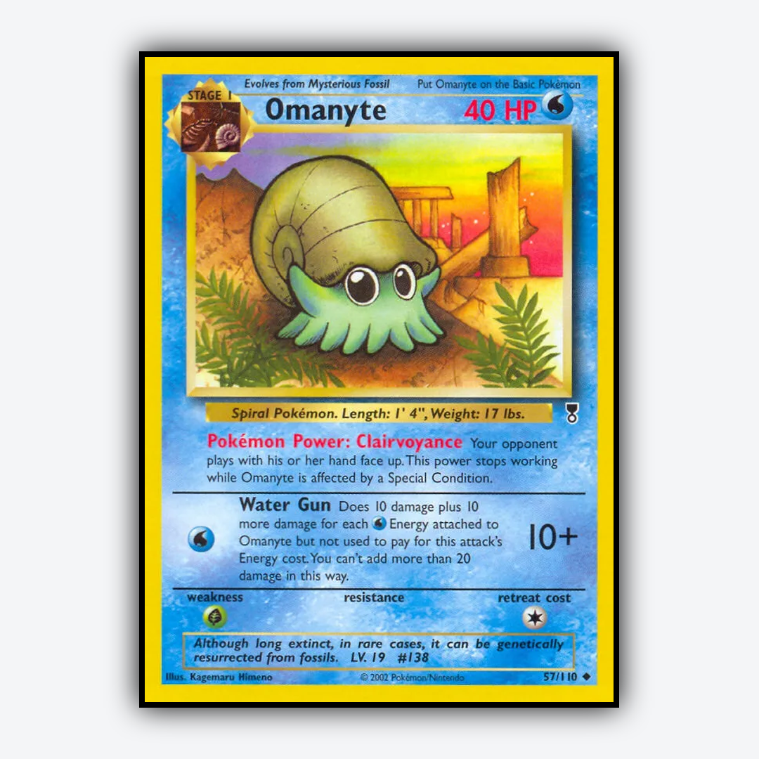 Omanyte 057/110 - Legendary Collection Set - Card Rug