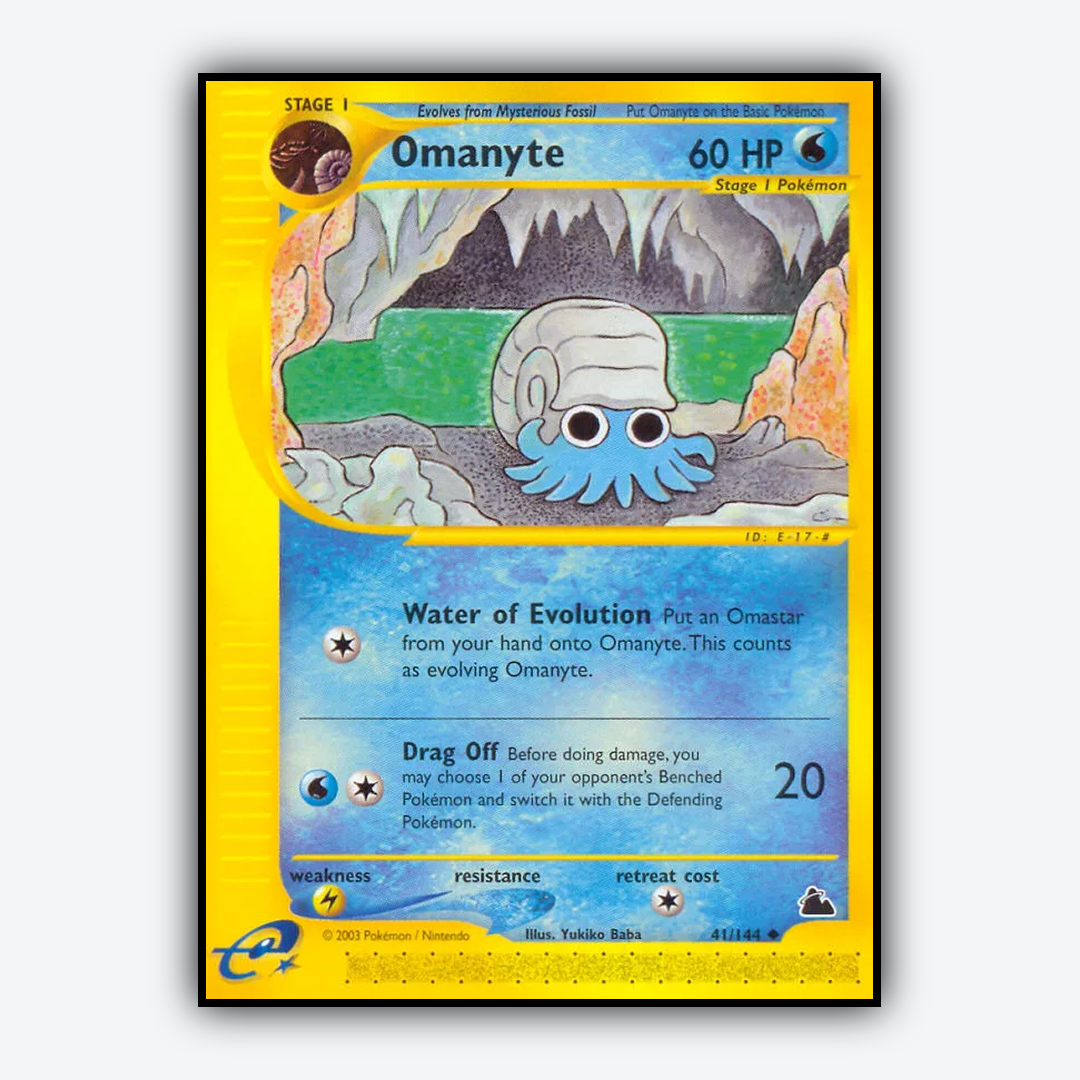 Omanyte 041/144 - Skyridge Set - Card Rug