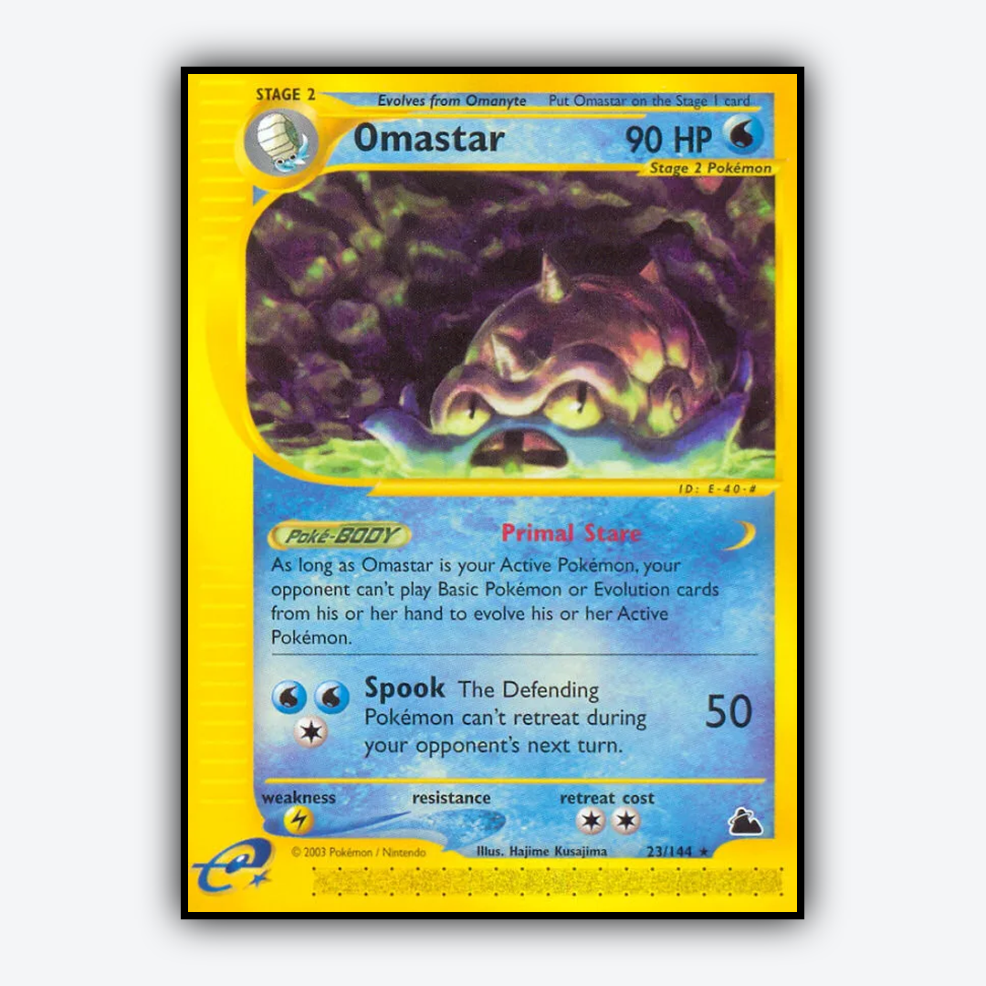 Omastar 023/144 - Skyridge Set - Card Rug