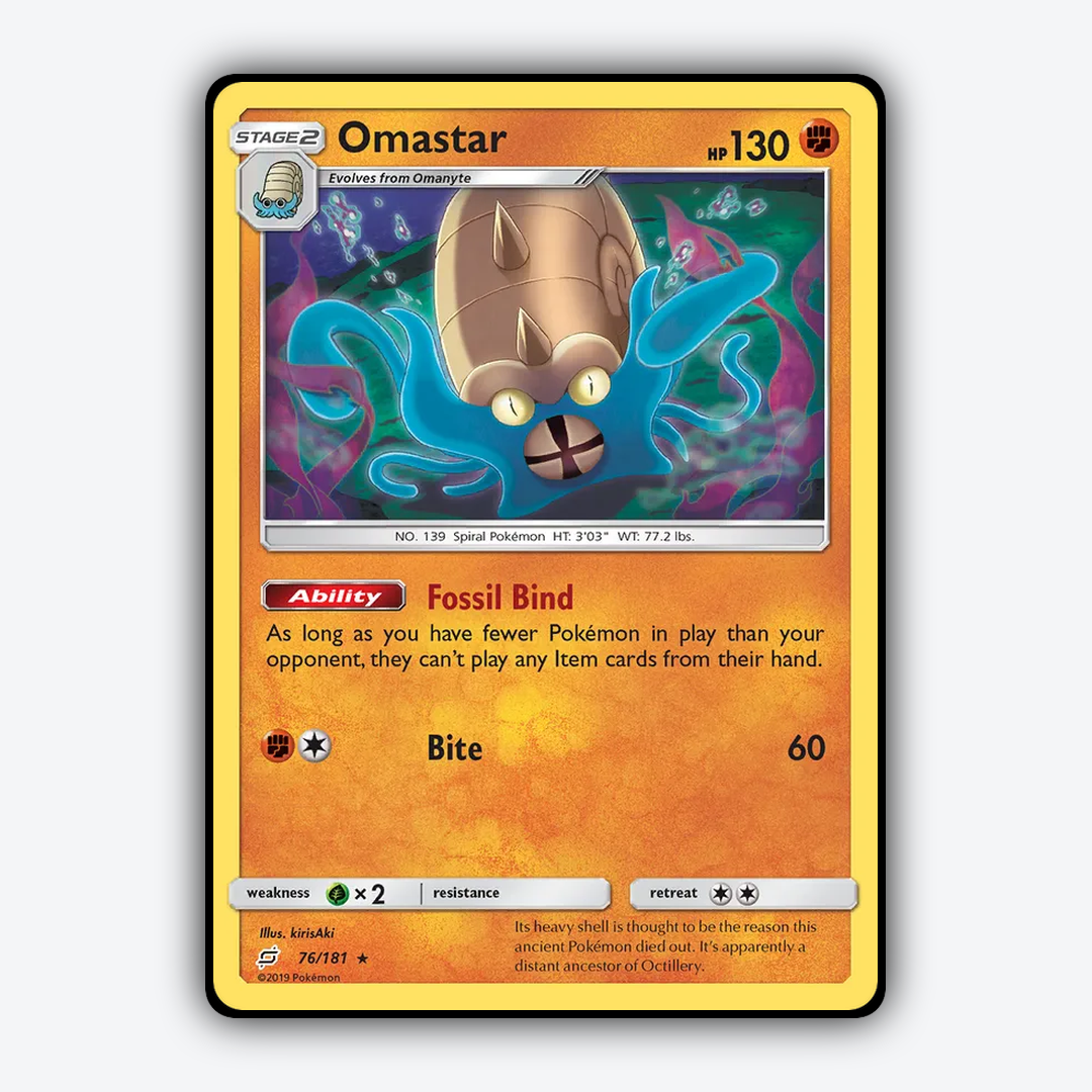 Omastar 076/181 - Team Up Set - Card Rug