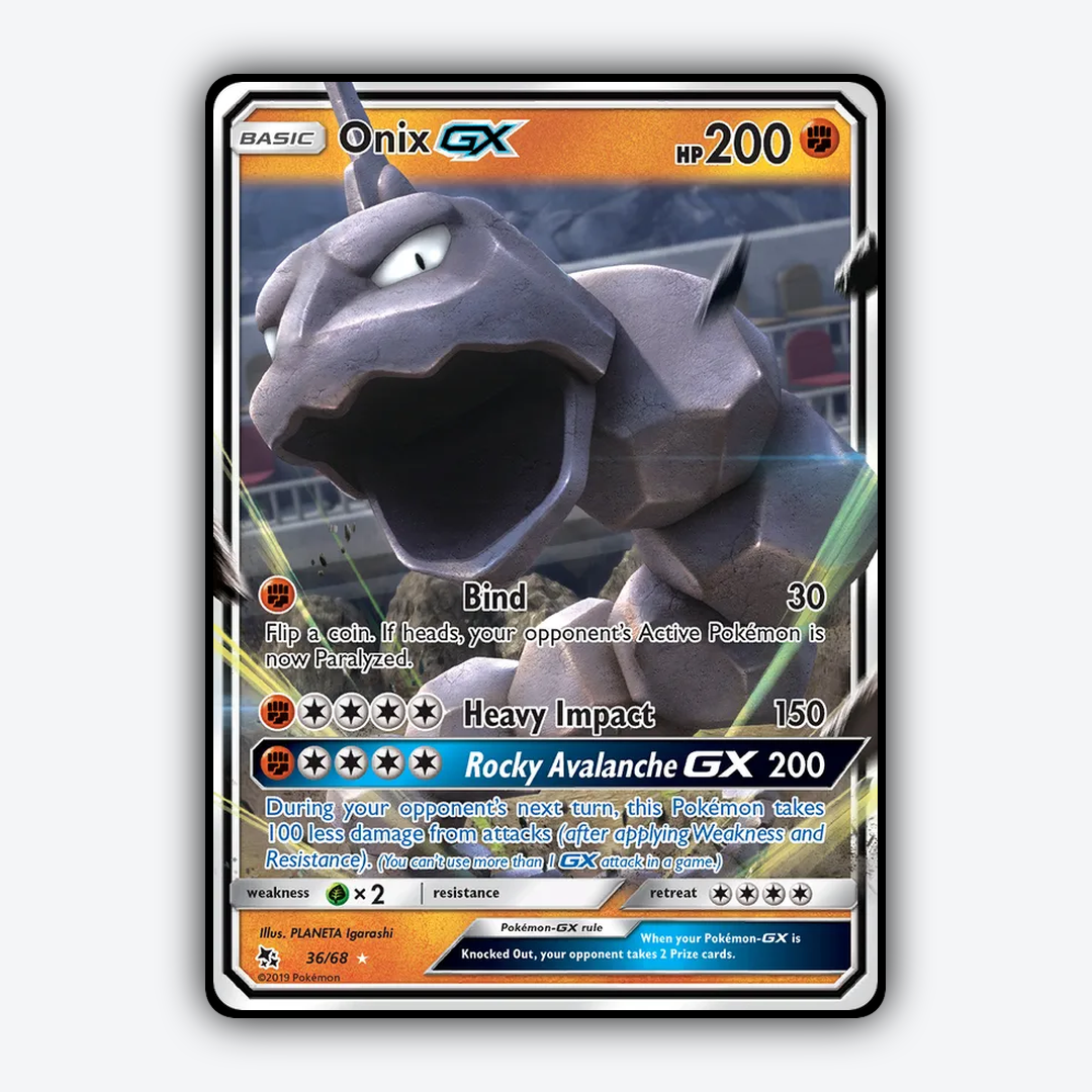 Onix-GX 036/68 - Hidden Fates Set - Card Rug