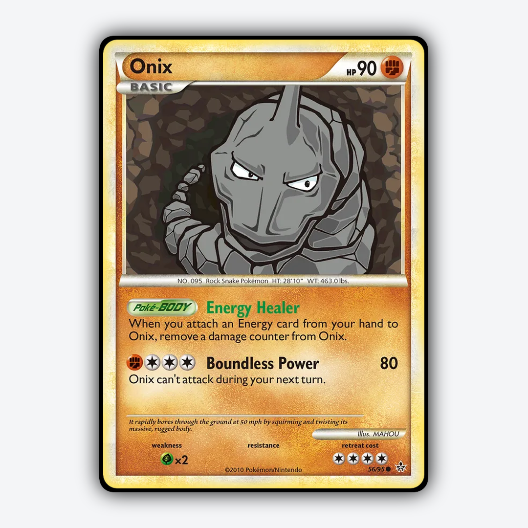 Onix 056/95 - HS—Unleashed Set - Card Rug