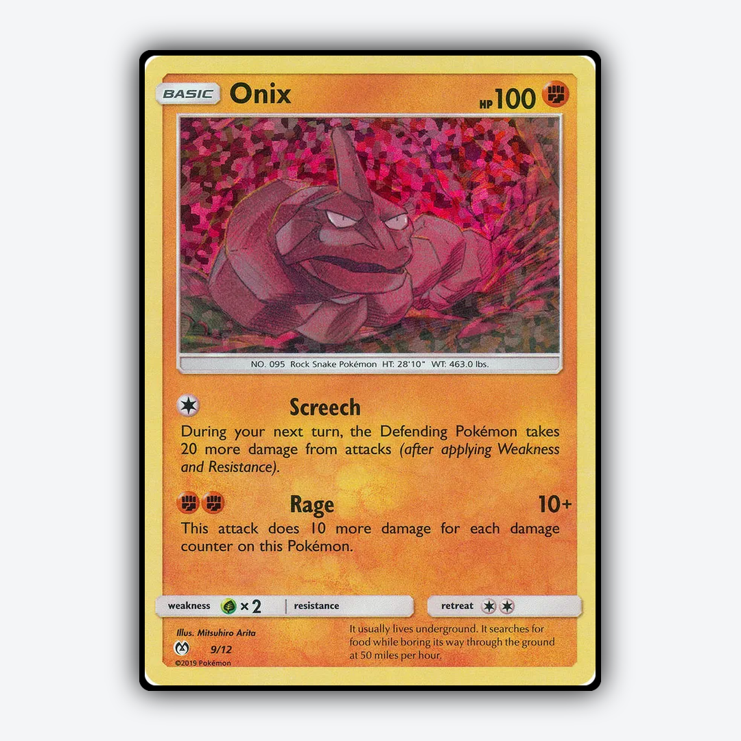 Onix 009/12 - McDonald's Collection 2019 Set - Card Rug