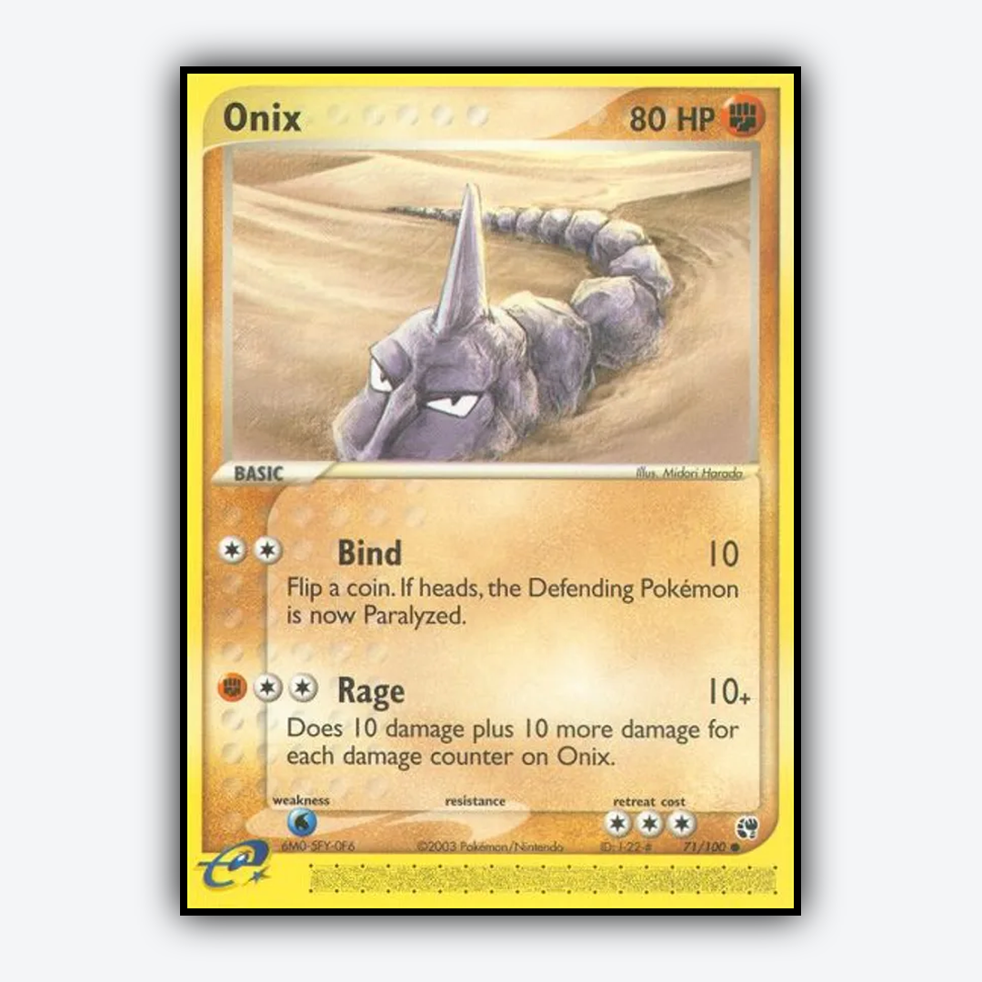 Onix 071/100 - Sandstorm Set - Card Rug