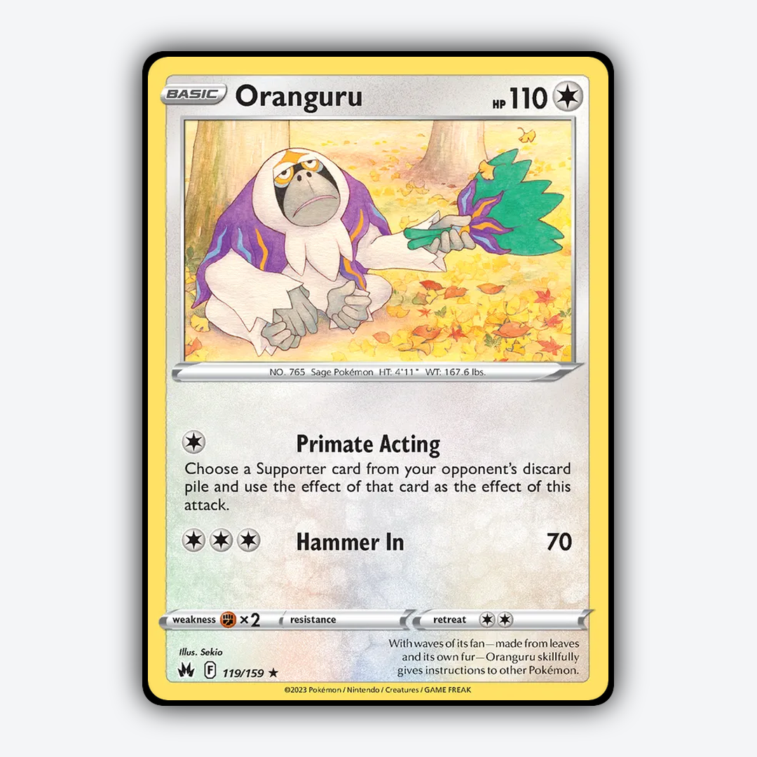 Oranguru 119/159 - Crown Zenith Set - Card Rug