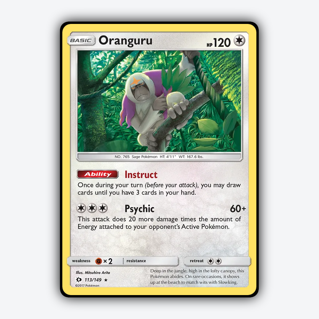 Oranguru 113/149 - Sun & Moon Set - Card Rug