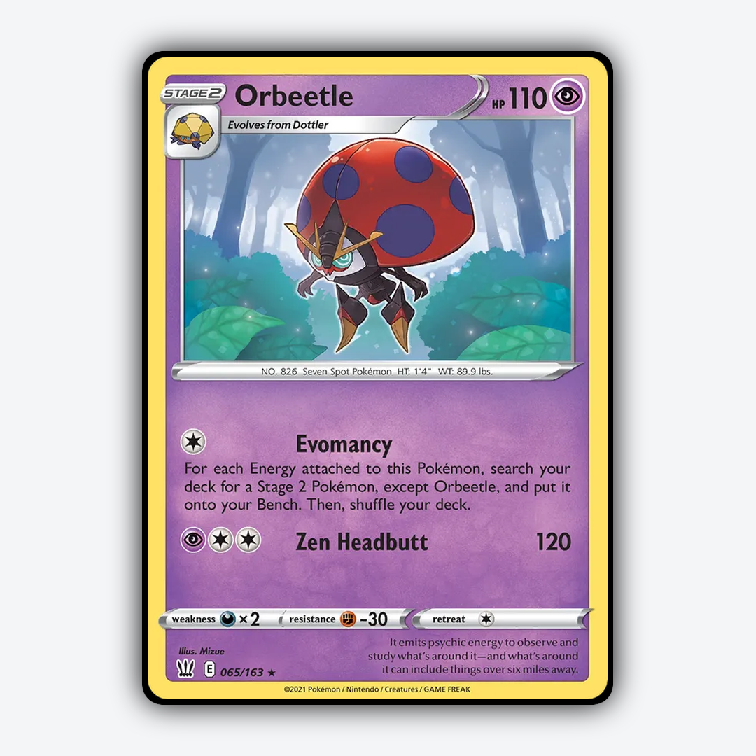 Orbeetle 065/163 - Battle Styles Set - Card Rug