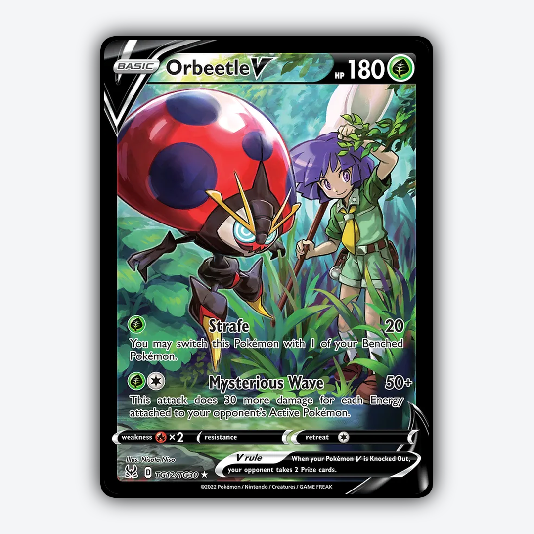 Orbeetle V TG012/30 - TG012/30 Lost Origin Trainer Gallery Set - Card Rug