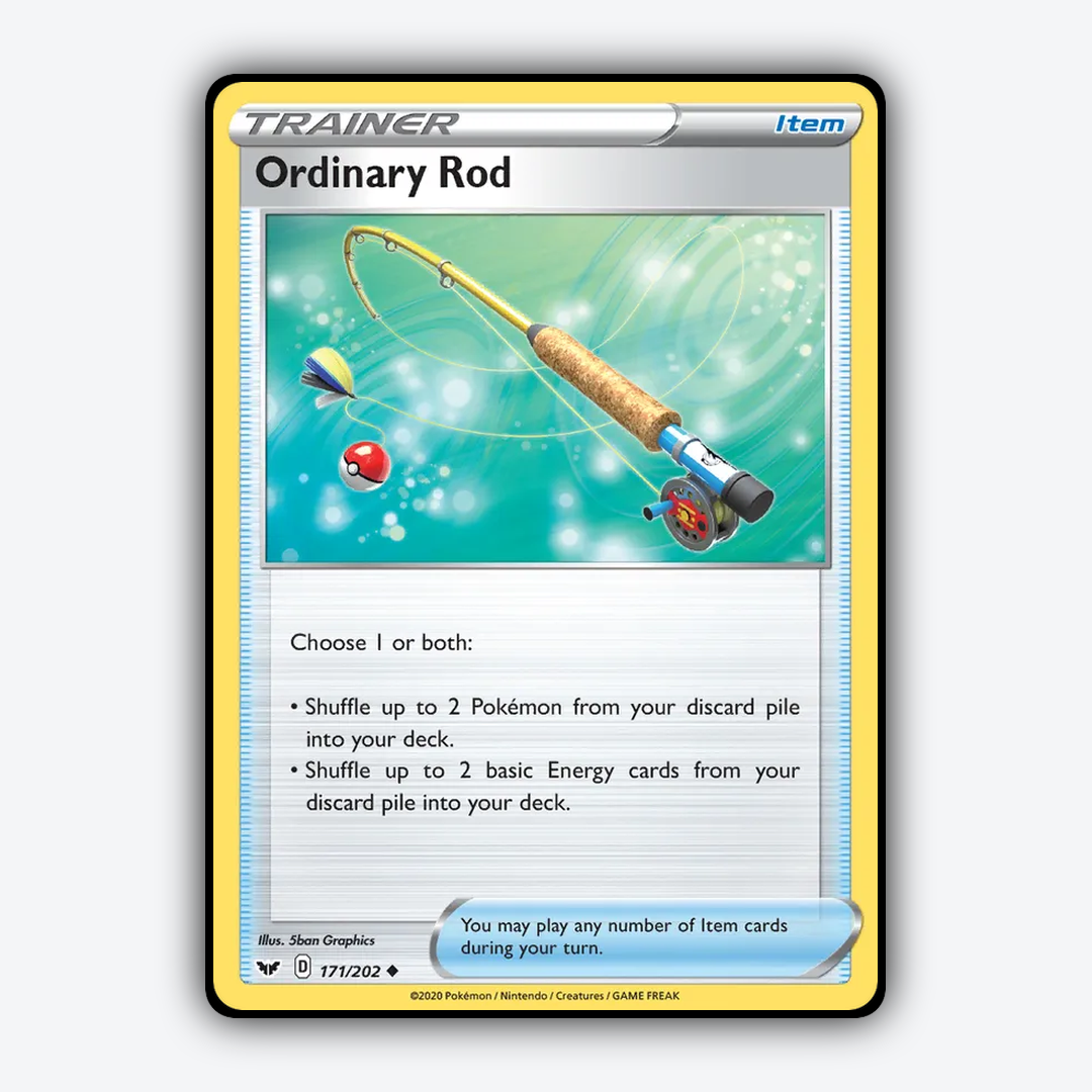 Ordinary Rod 171/202 - Sword & Shield Set - Card Rug
