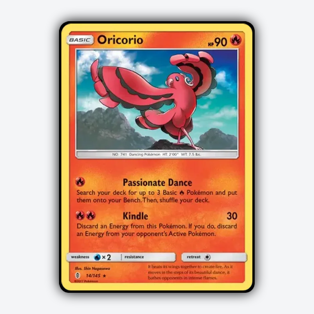 Oricorio 014/145 - Guardians Rising Set - Card Rug