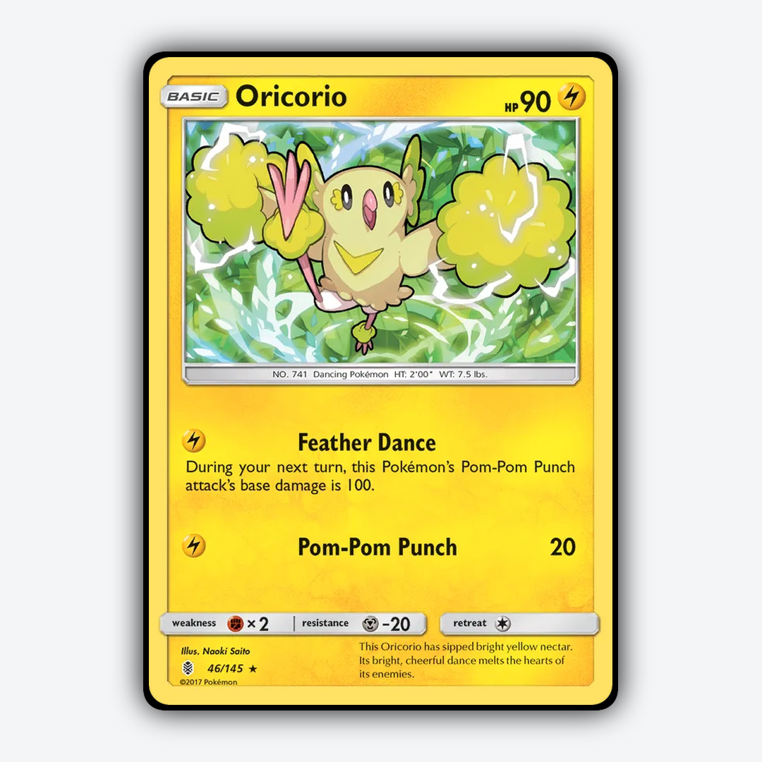 Oricorio 046/145 - Guardians Rising Set - Card Rug