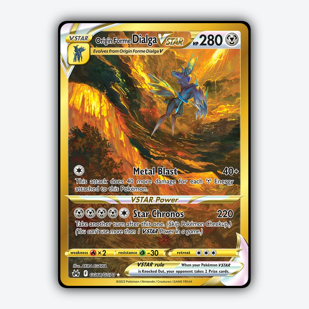 Origin Forme Dialga VSTAR #68 - Crown Zenith Set - Card Rug