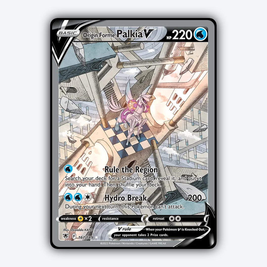 Origin Forme Palkia V 167/189 - Astral Radiance Set - Card Rug