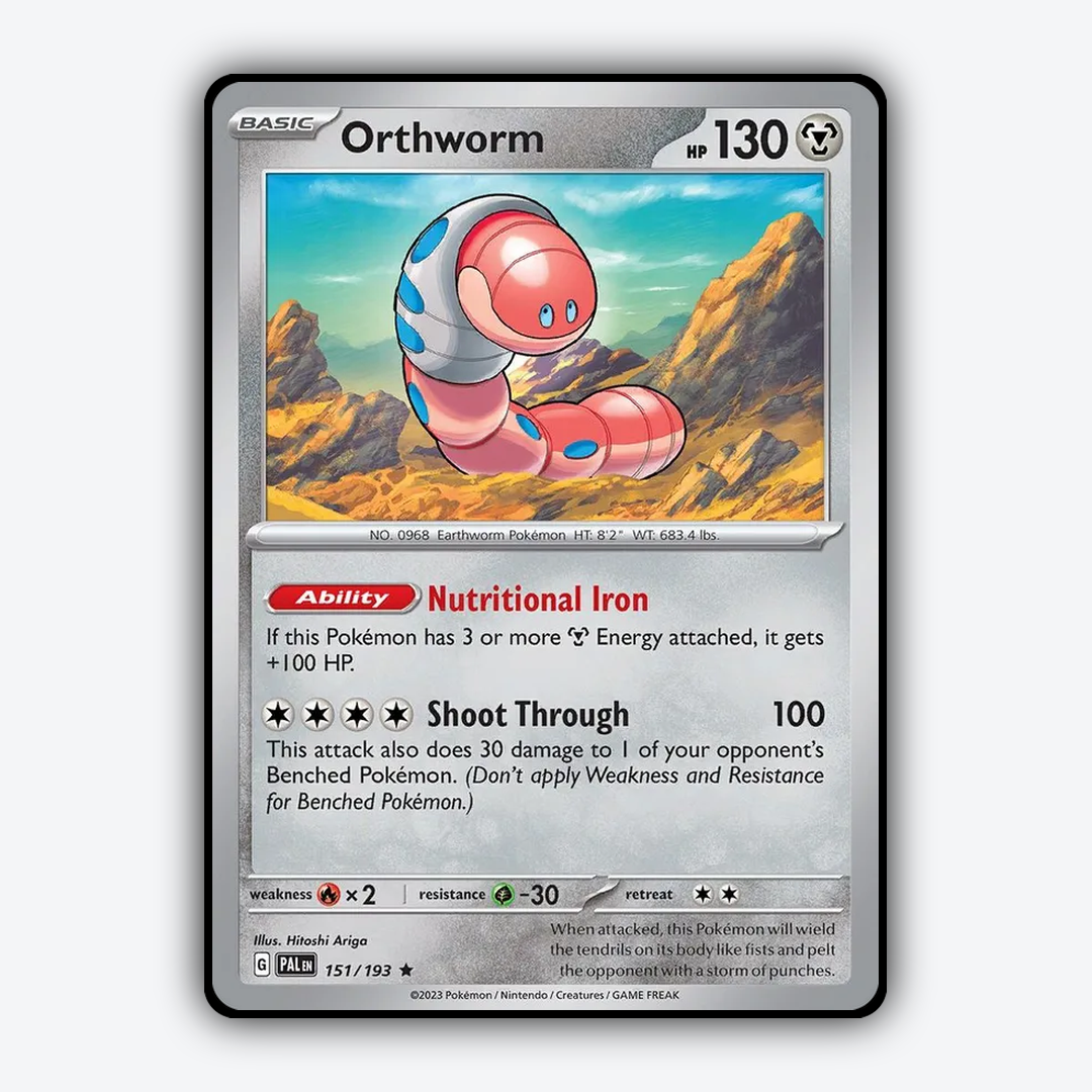Orthworm 151/193 - Paldea Evolved Set - Card Rug