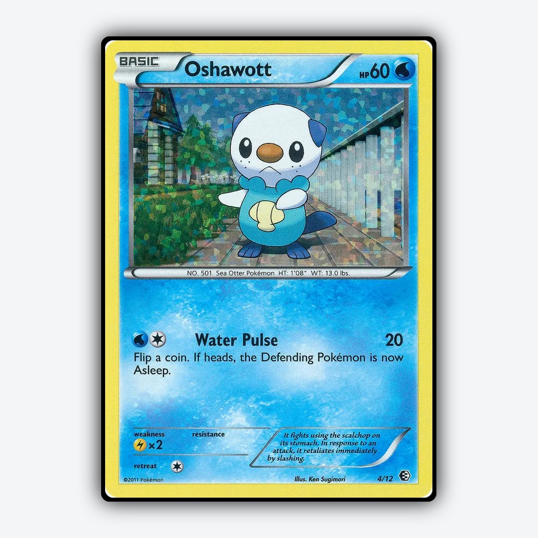 Oshawott 004/12 - McDonald's Collection 2011 Set - Card Rug