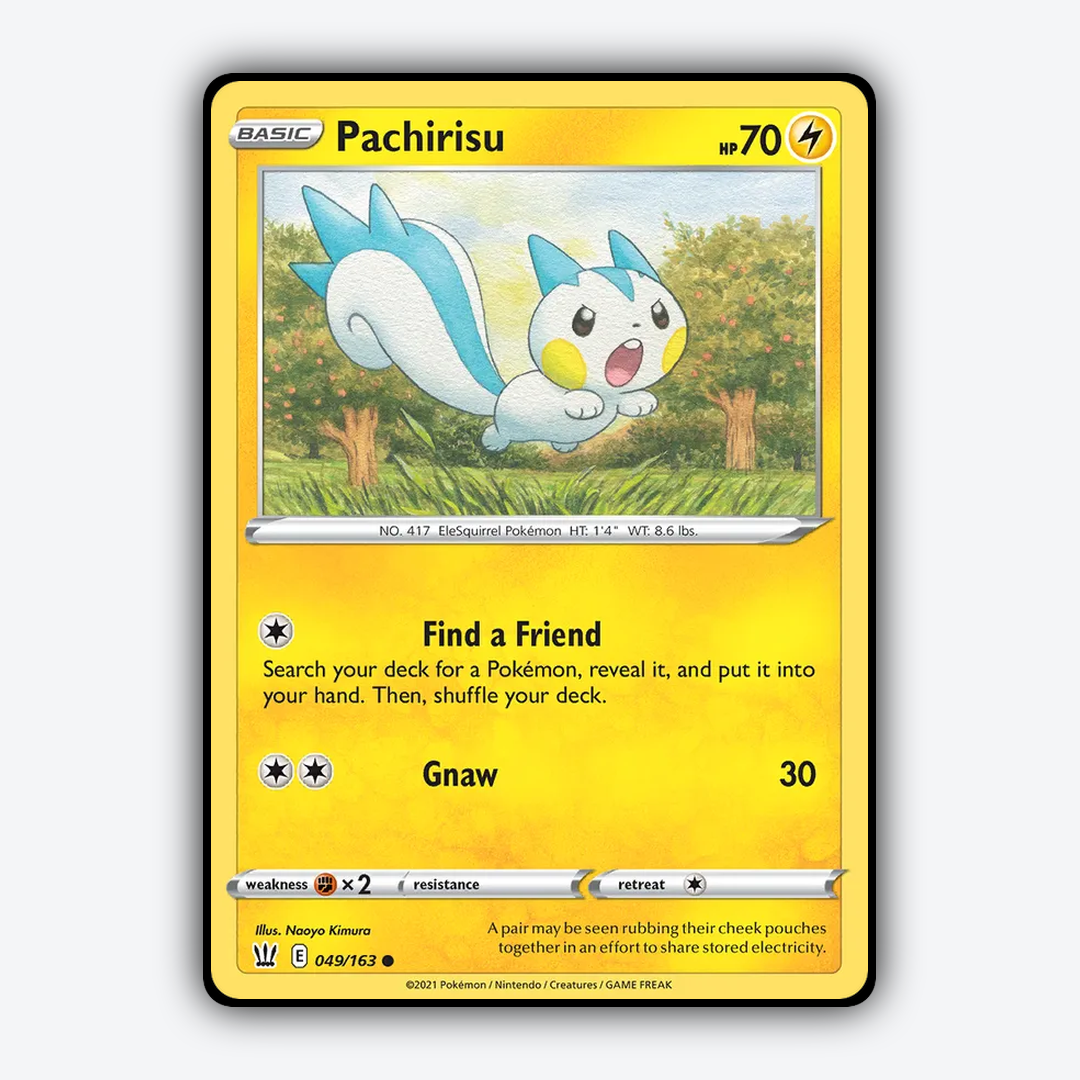 Pachirisu 049/163 - Battle Styles Set - Card Rug