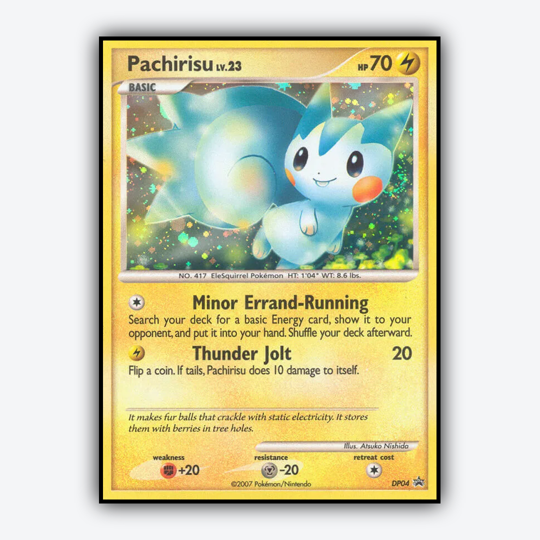 Pachirisu DP004 - DP Black Star Promos Set - Card Rug