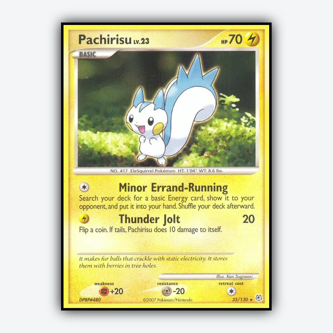 Pachirisu 035/130 - Diamond & Pearl Set - Card Rug