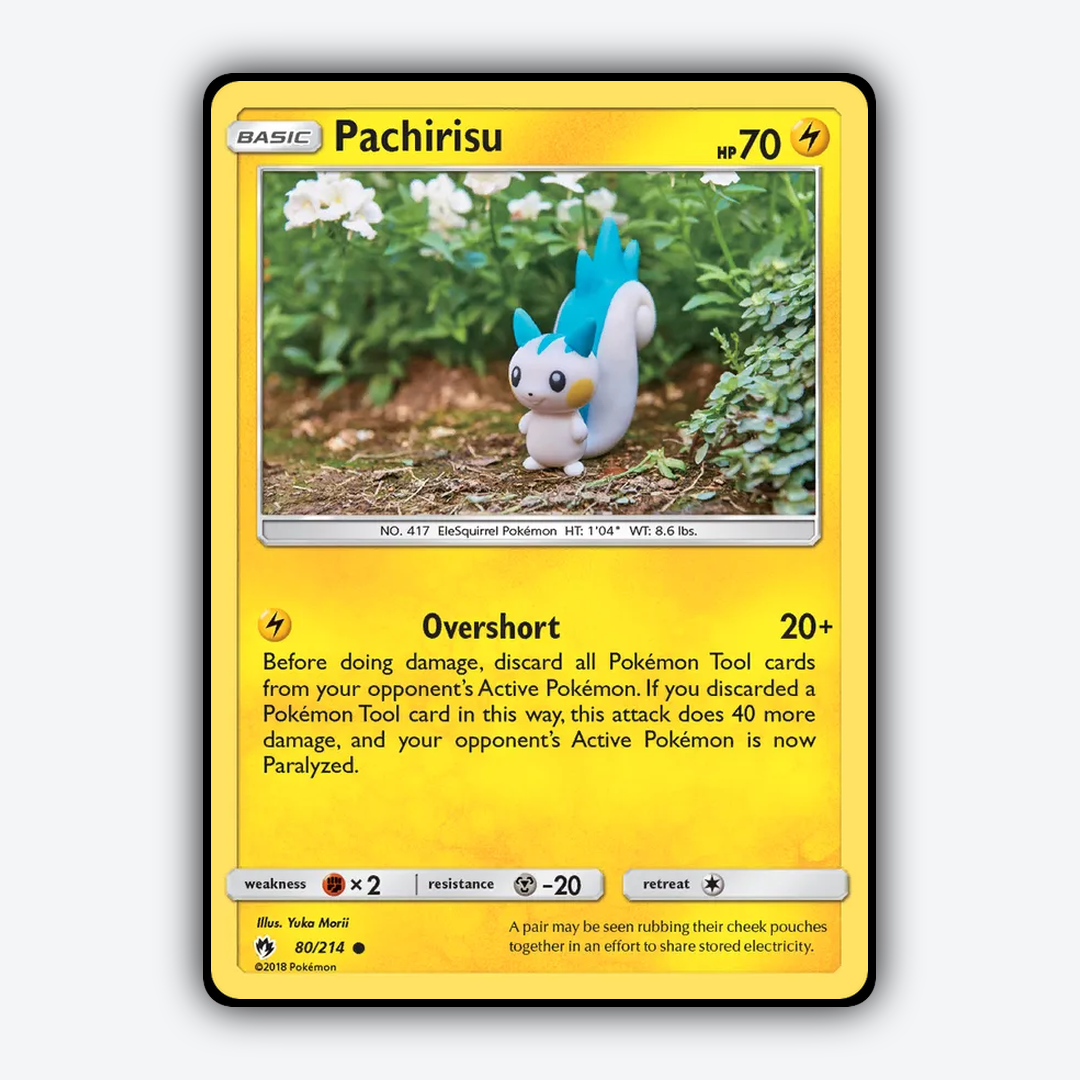 Pachirisu 080/214 - Lost Thunder Set - Card Rug