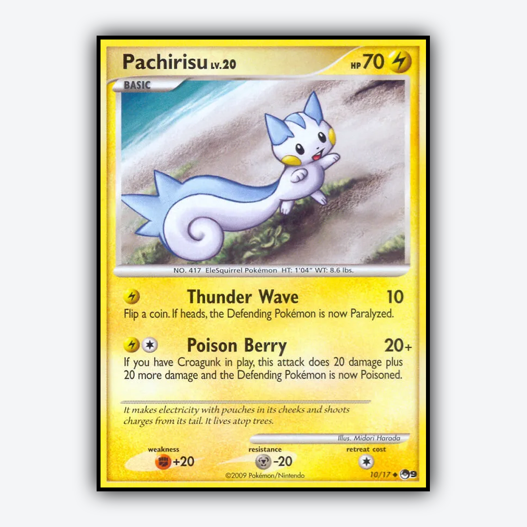 Pachirisu 010/17 - POP Series 9 Set - Card Rug