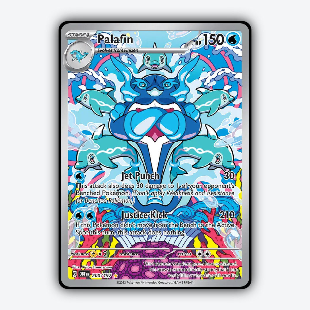 Palafin #200 - Obsidian Flames Set - Card Rug