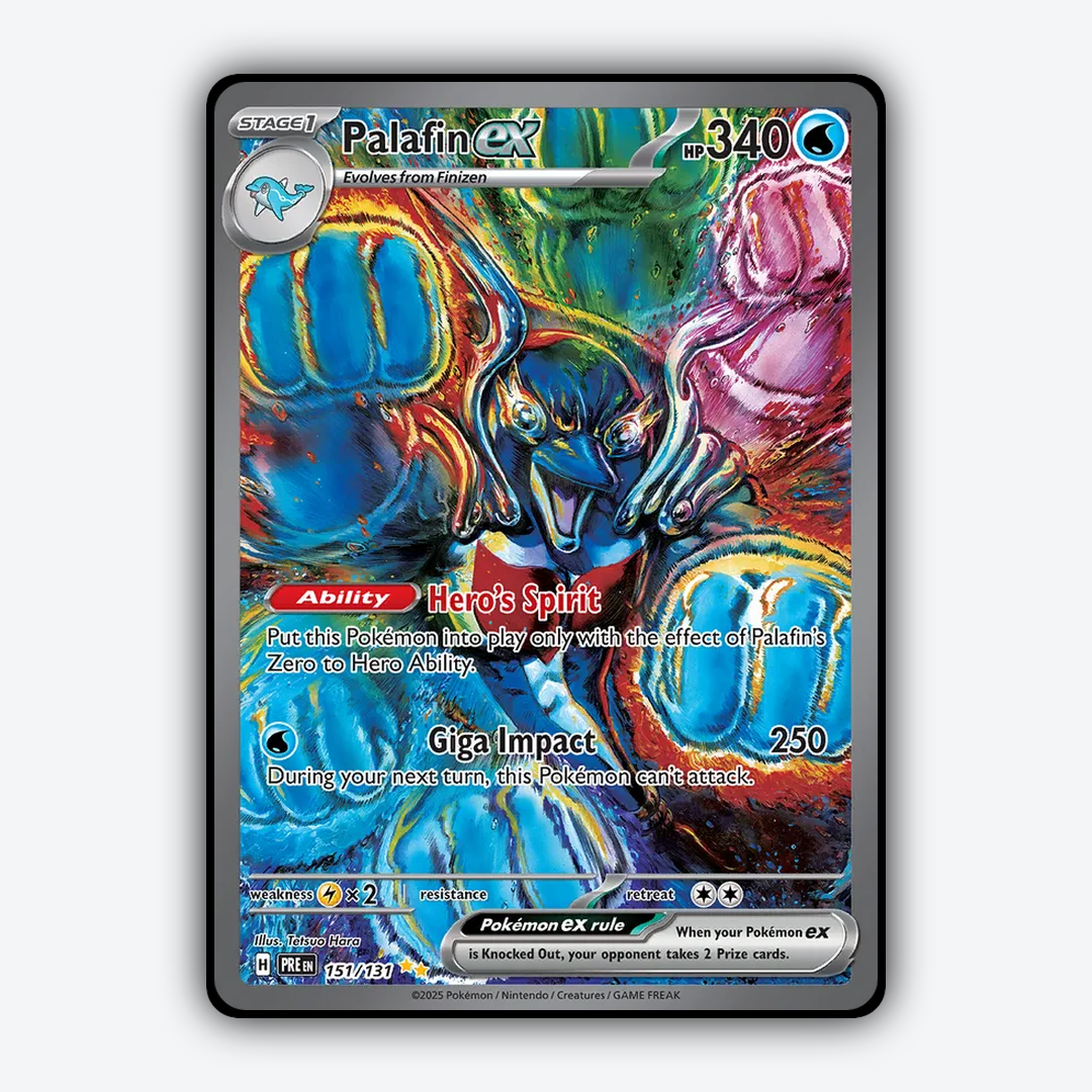 Palafin ex #151 - Prismatic Evolutions Set - Card Rug