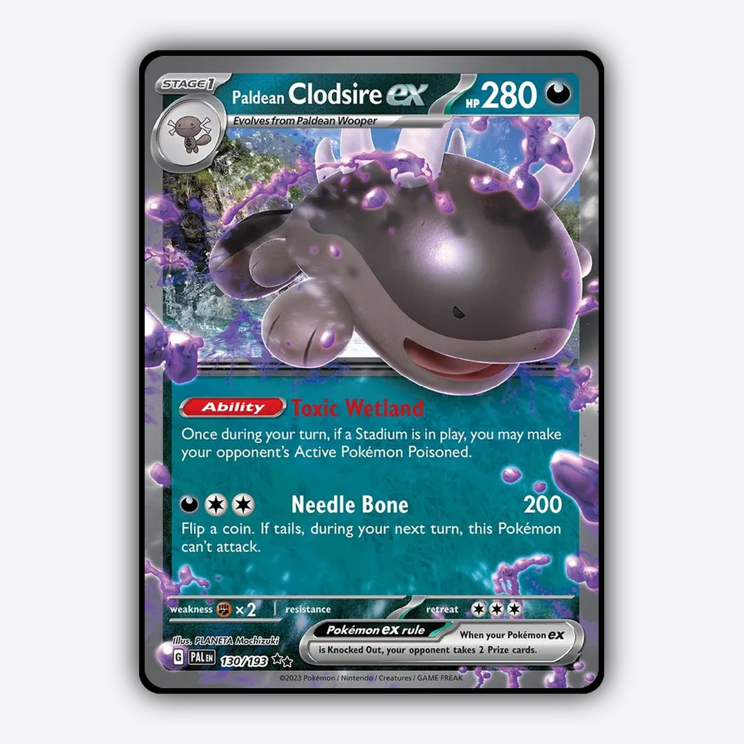 Paldean Clodsire ex 130/193 - Paldea Evolved Set - Card Rug