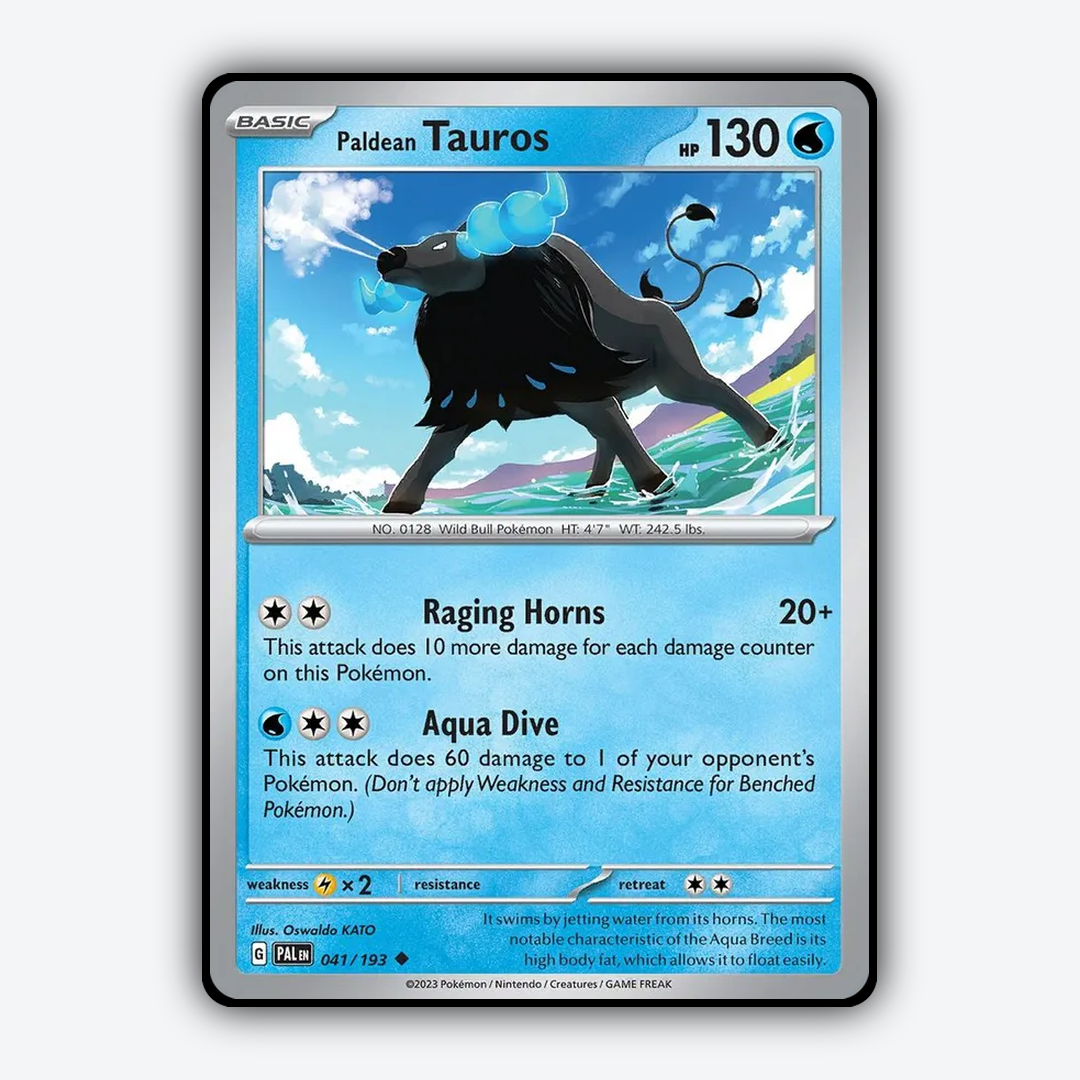 Paldean Tauros 041/193 - Paldea Evolved Set - Card Rug