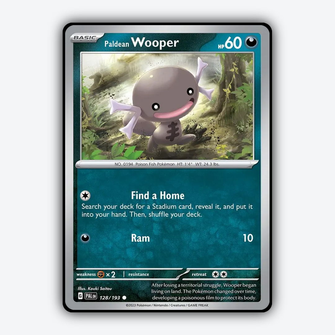 Paldean Wooper 128/193 - Paldea Evolved Set - Card Rug
