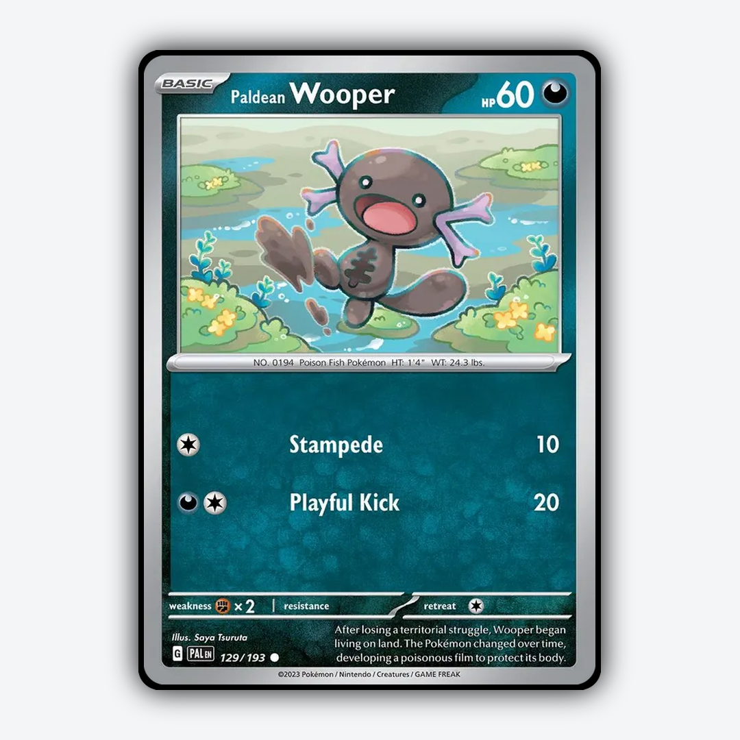 Paldean Wooper 129/193 - Paldea Evolved Set - Card Rug