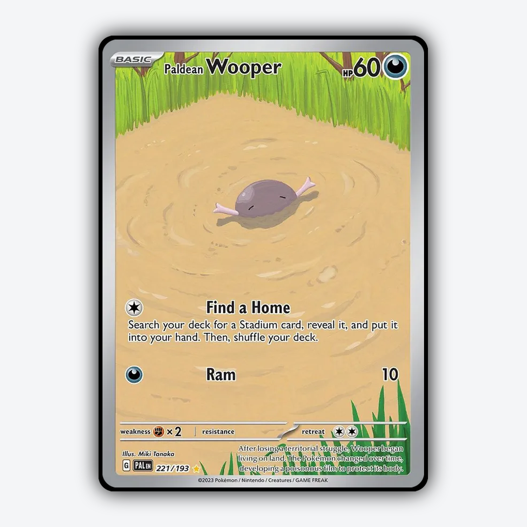 Paldean Wooper 221/193 - Paldea Evolved Set - Card Rug