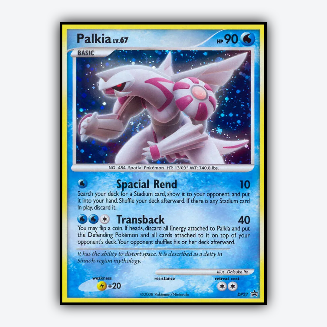 Palkia DP027 - DP Black Star Promos Set - Card Rug