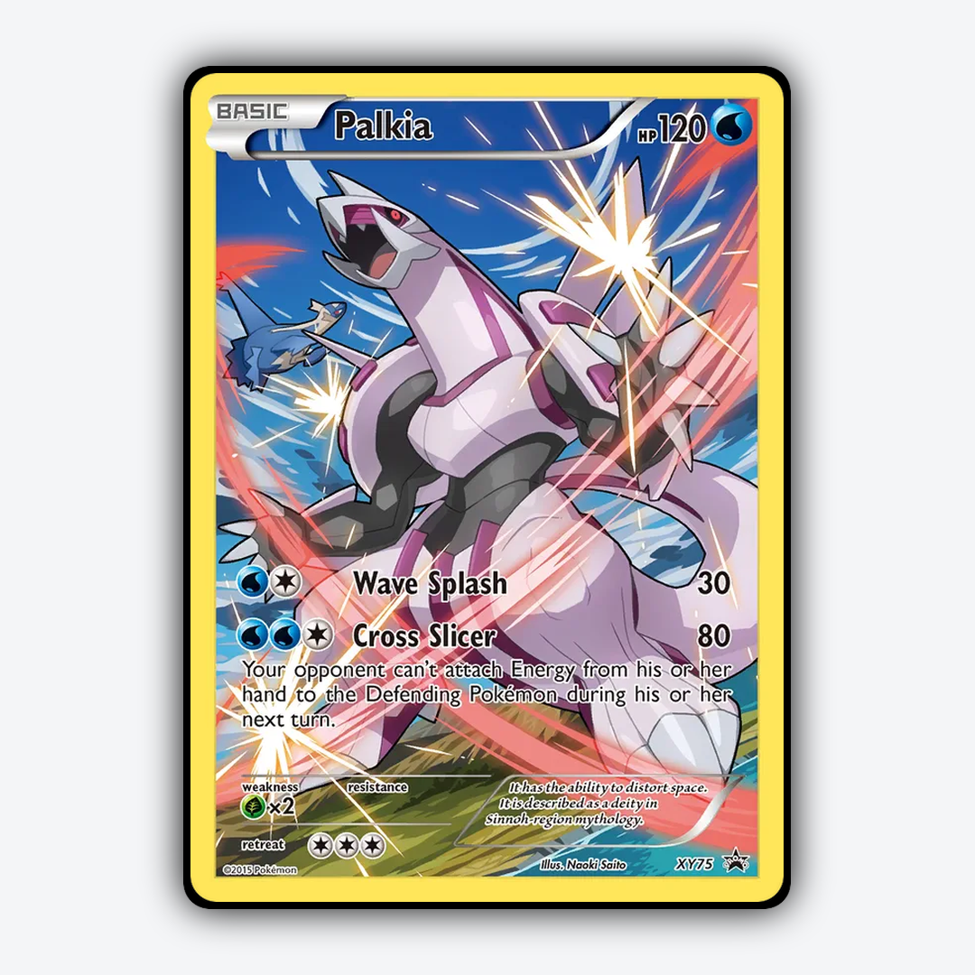Palkia #75 - XY Black Star Promos Set - Card Rug