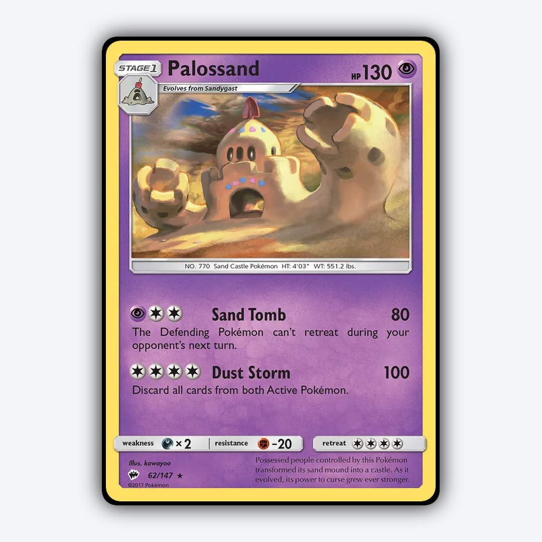 Palossand 062/147 - Burning Shadows Set - Card Rug