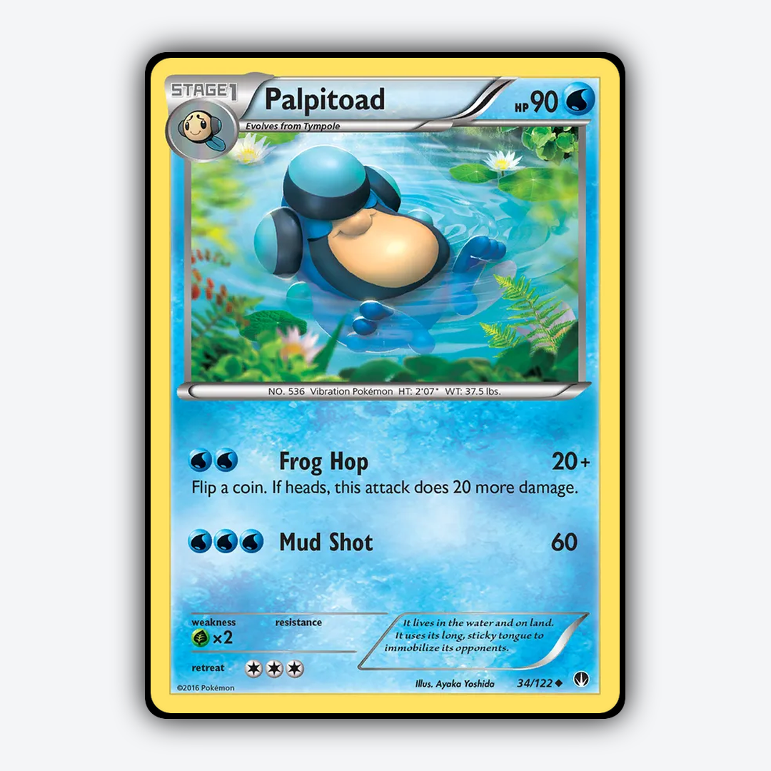Palpitoad 034/122 - BREAKpoint Set - Card Rug