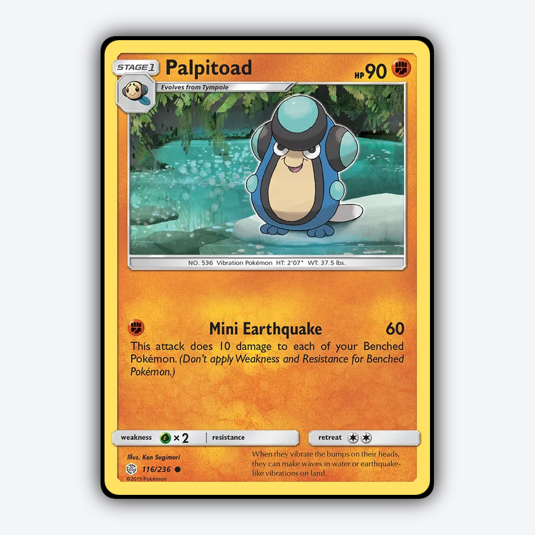 Palpitoad 116/236 - Cosmic Eclipse Set - Card Rug