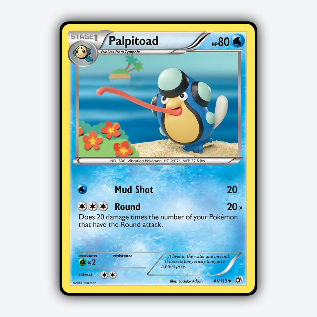 Palpitoad 041/113 - Legendary Treasures Set - Card Rug