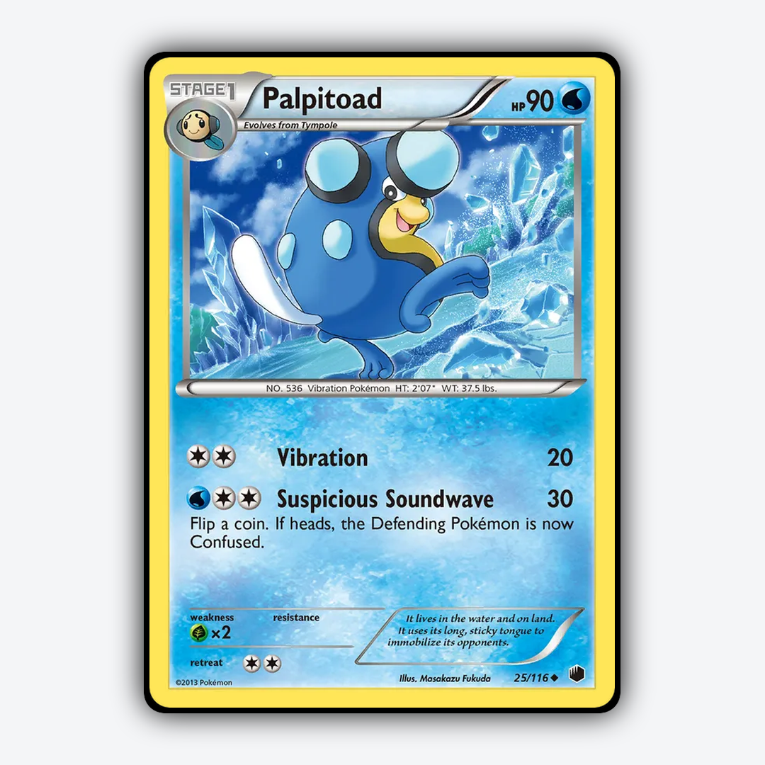 Palpitoad 025/116 - Plasma Freeze Set - Card Rug