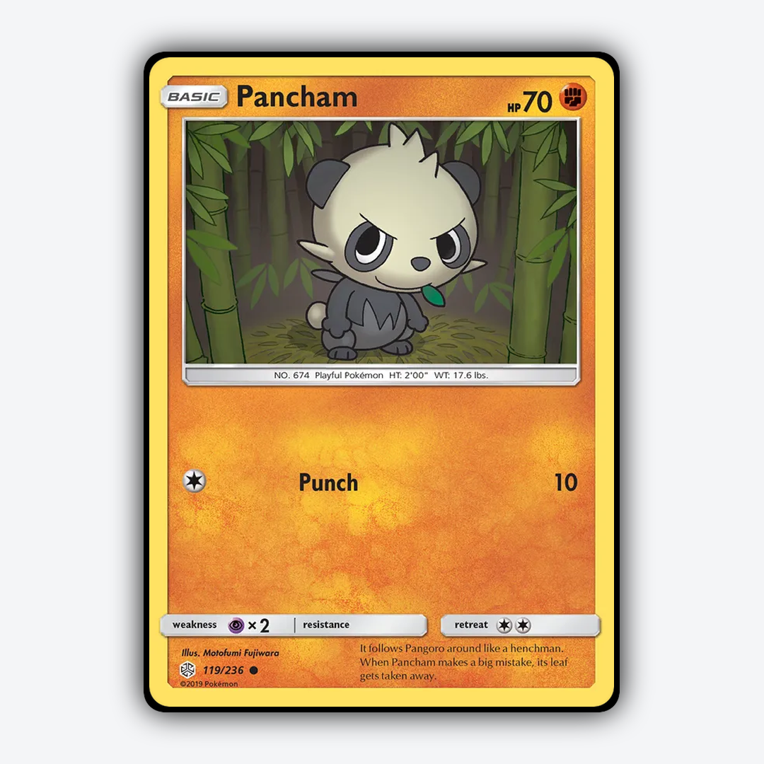 Pancham 119/236 - Cosmic Eclipse Set - Card Rug