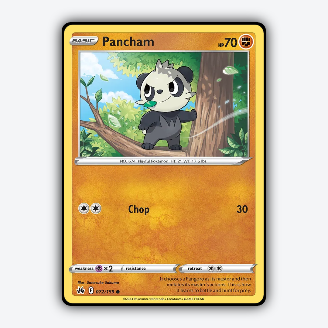 Pancham 072/159 - Crown Zenith Set - Card Rug