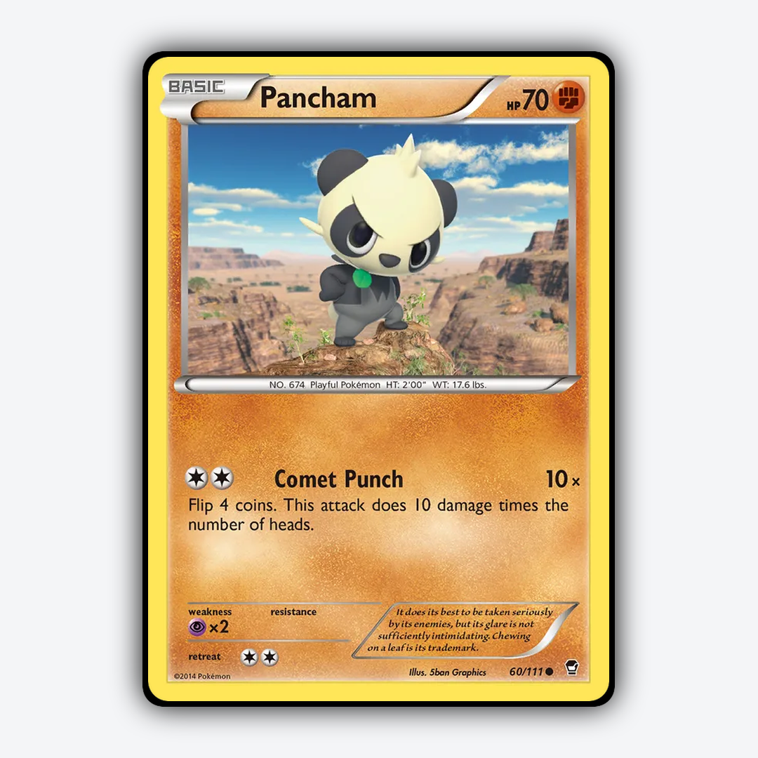 Pancham 060/111 - Furious Fists Set - Card Rug