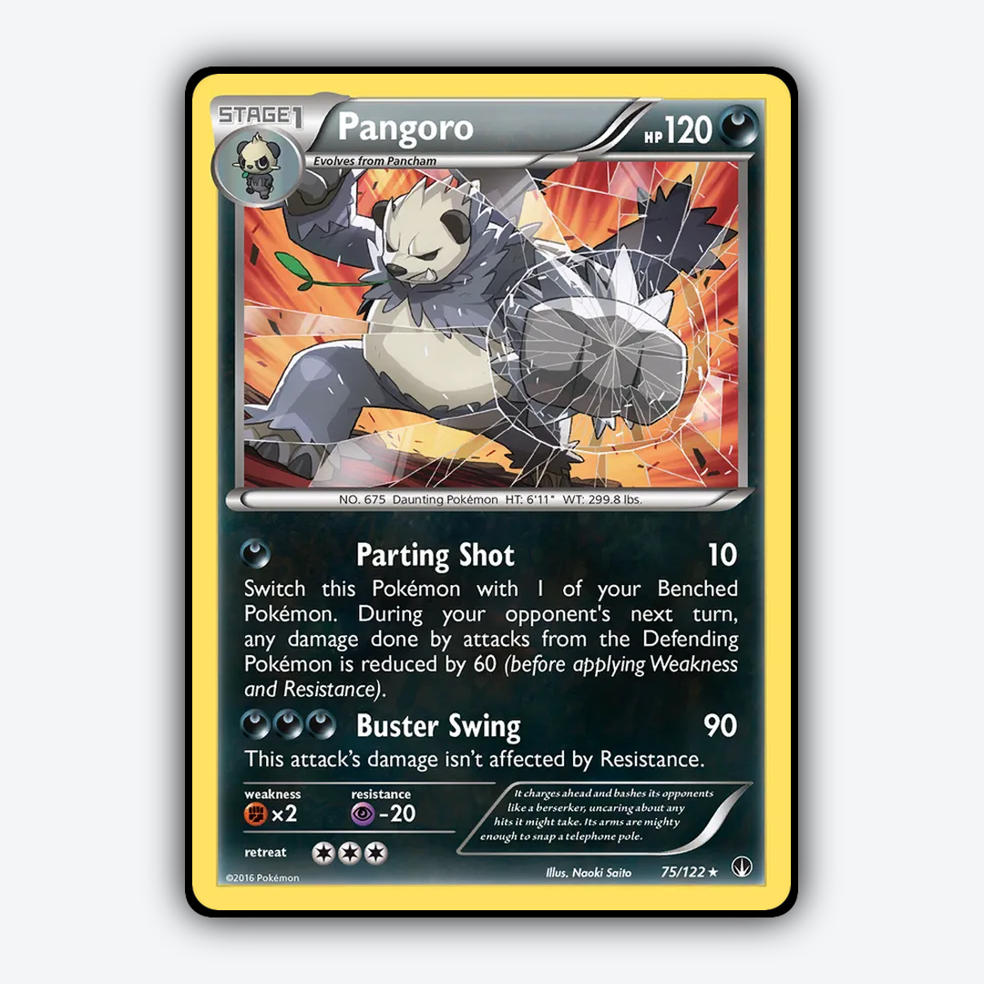 Pangoro 075/122 - BREAKpoint Set - Card Rug