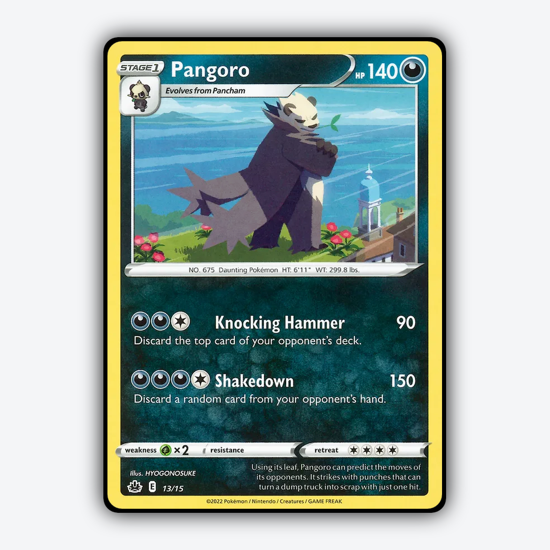 Pangoro 013/15 - McDonald's Collection 2022 Set - Card Rug