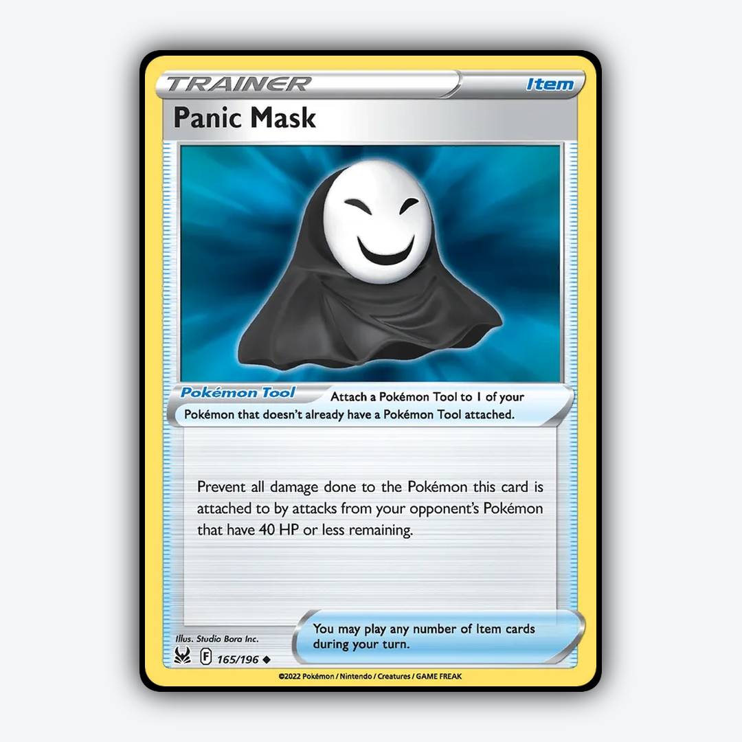 Panic Mask 165/196 - Lost Origin Set - Card Rug