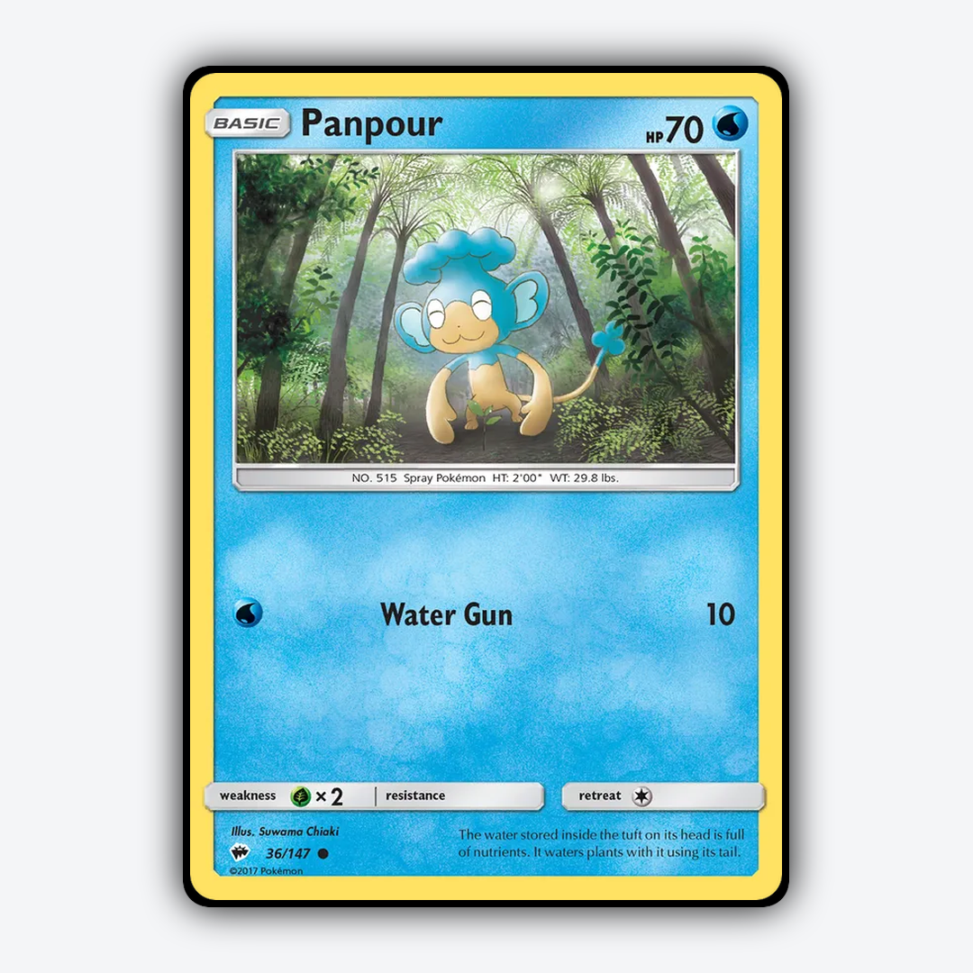 Panpour 036/147 - Burning Shadows Set - Card Rug