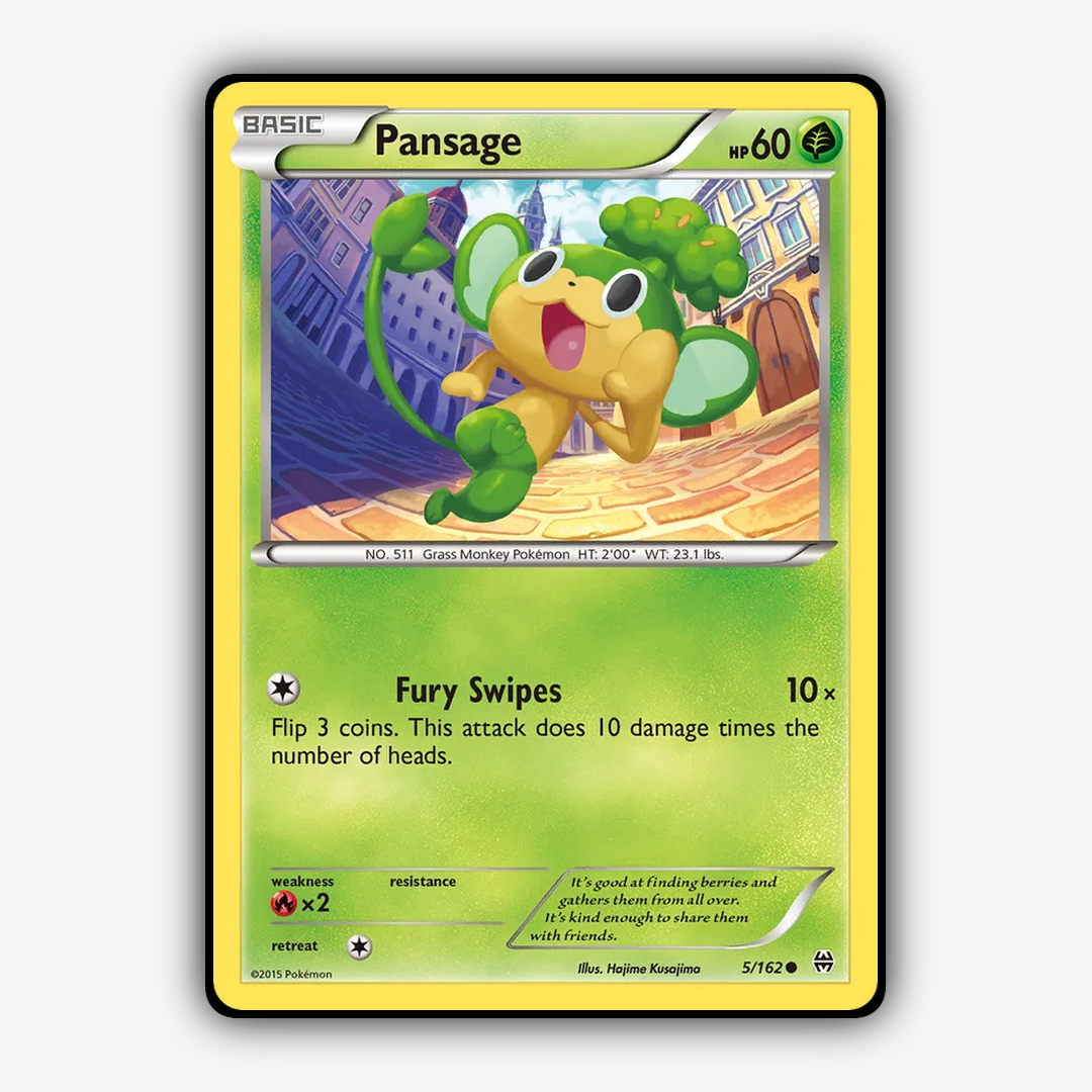 Pansage 005/162 - BREAKthrough Set - Card Rug