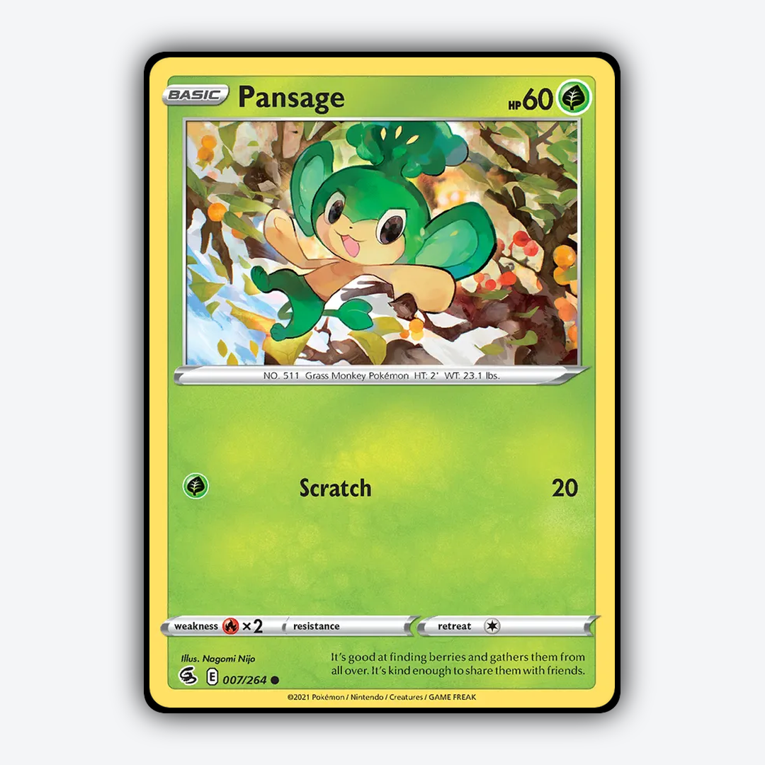 Pansage 007/264 - Fusion Strike Set - Card Rug