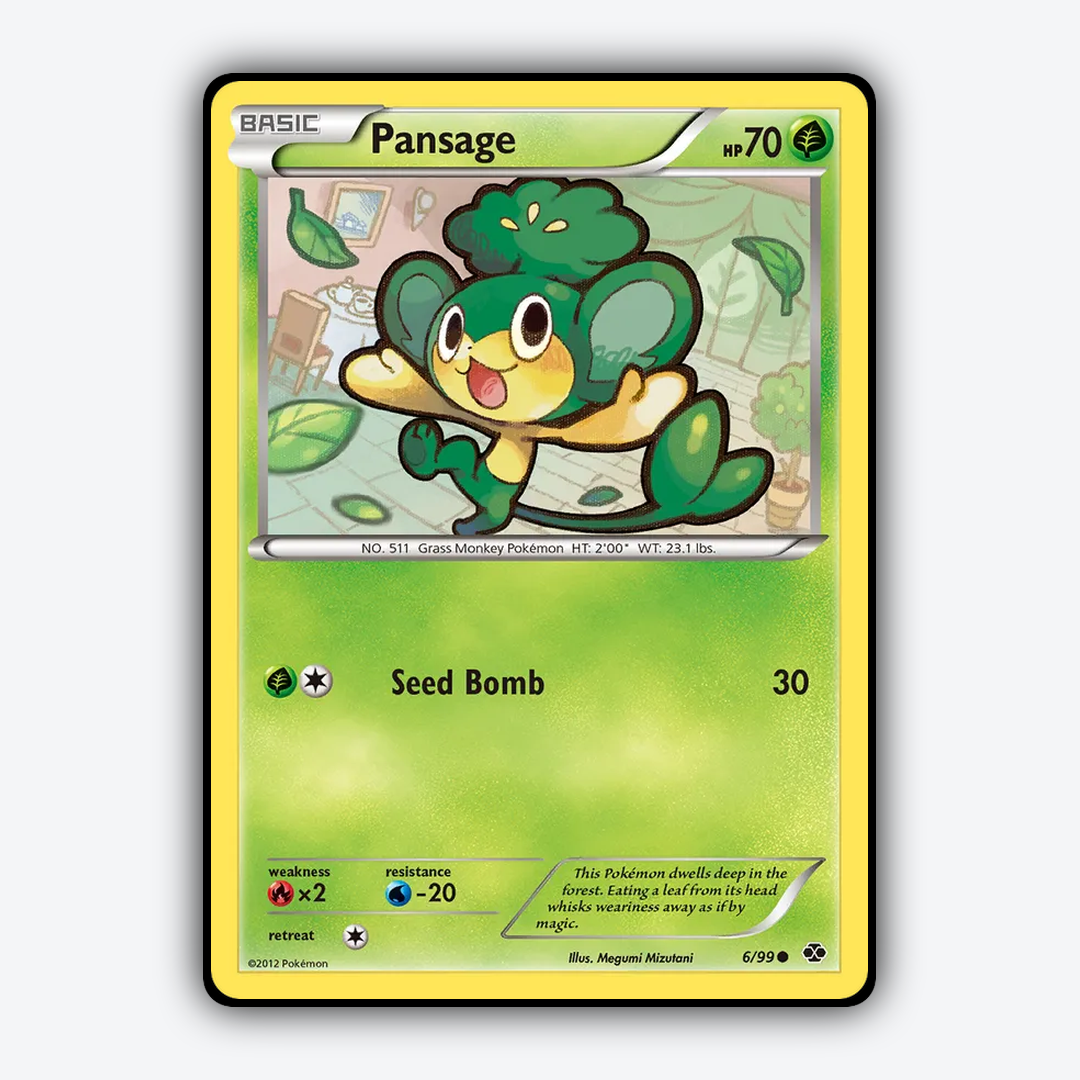 Pansage 006/99 - Next Destinies Set - Card Rug